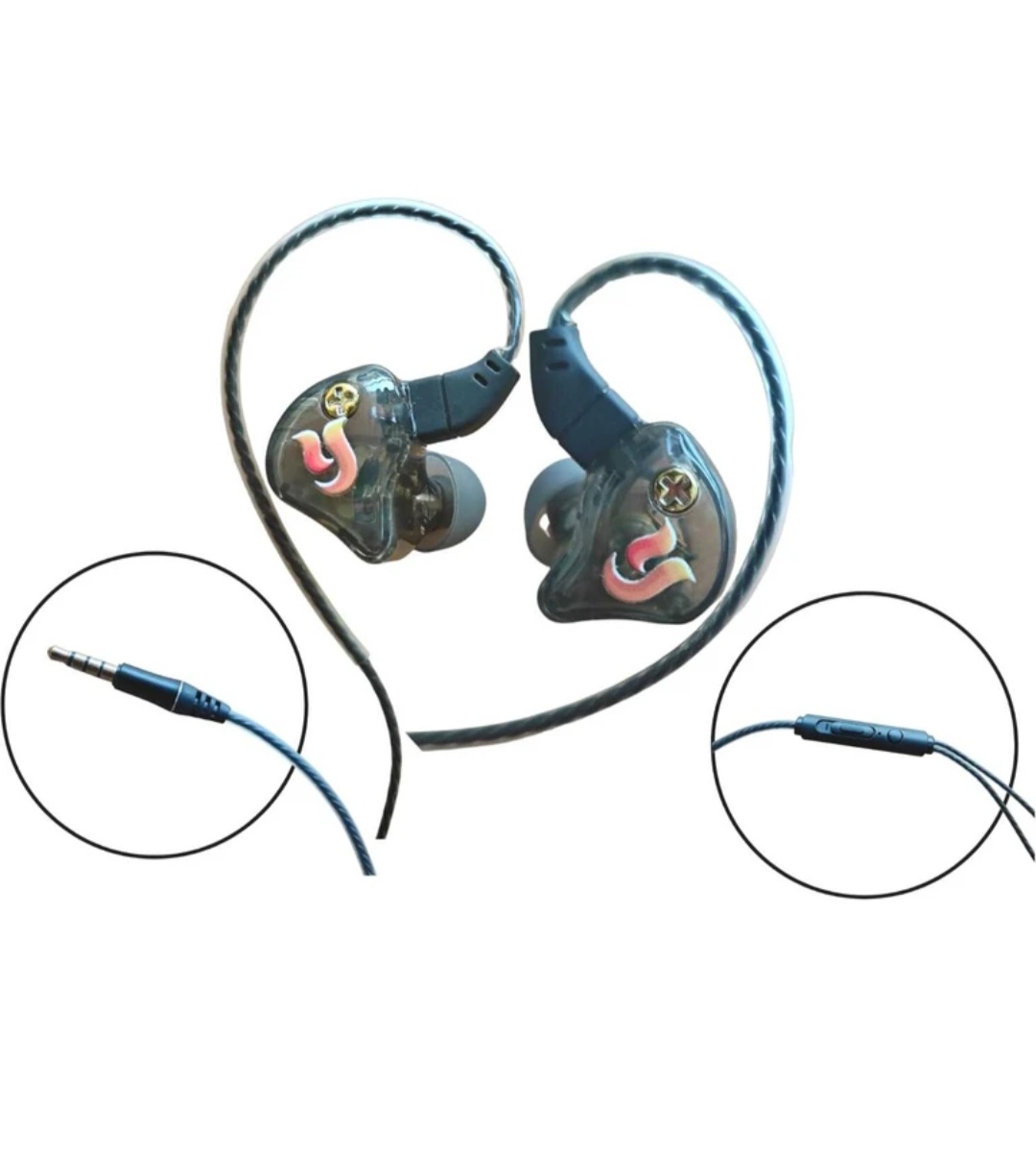 CLYR beats 3.5mm whith mic wired handset
